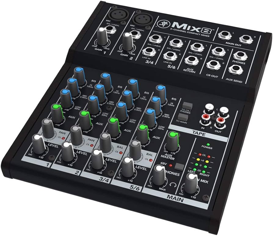 Amazon | MACKIE (マッキー) アナログミキサー MIX8 アナログミキサー
