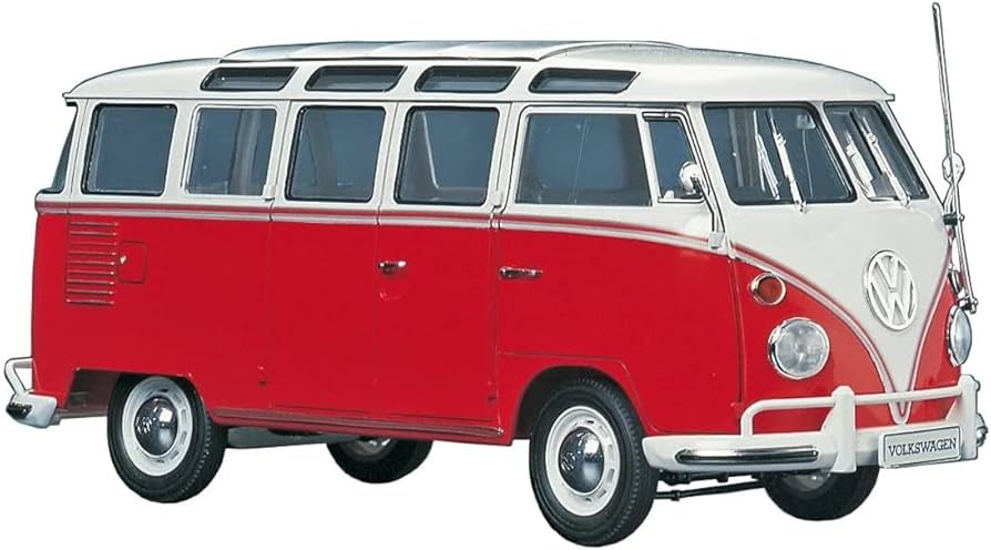 Amazon.com: Hasegawa 1/24 Volkswagen Micro Bus : Toys & Games