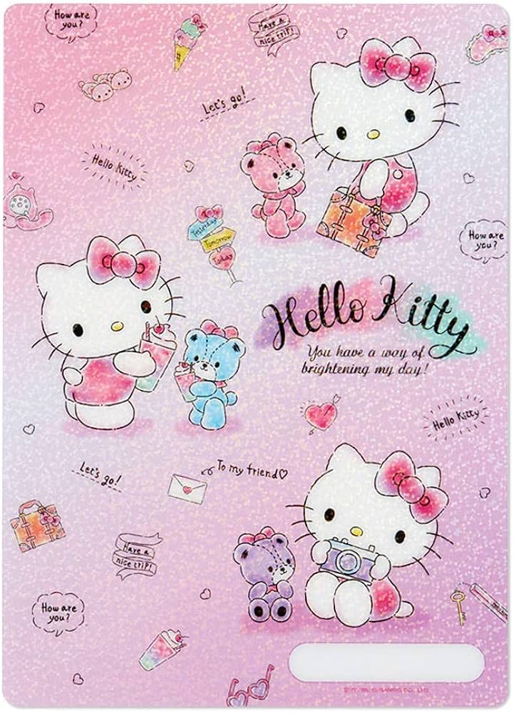 Amazon.co.jp: サンリオ(SANRIO) ハローキティ 下敷き 627216 : 文房具