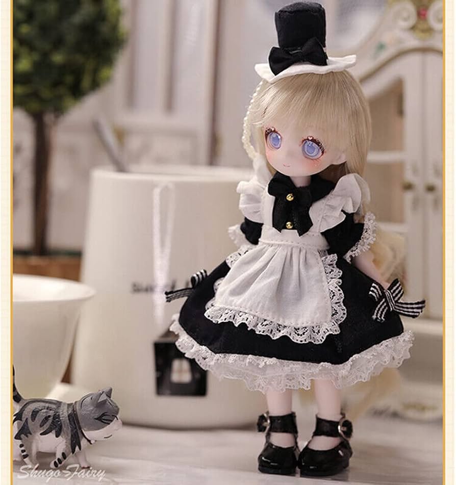 Amazon.co.jp: Meeler BJDドール フルセット1/8 球体関節人形 女の子