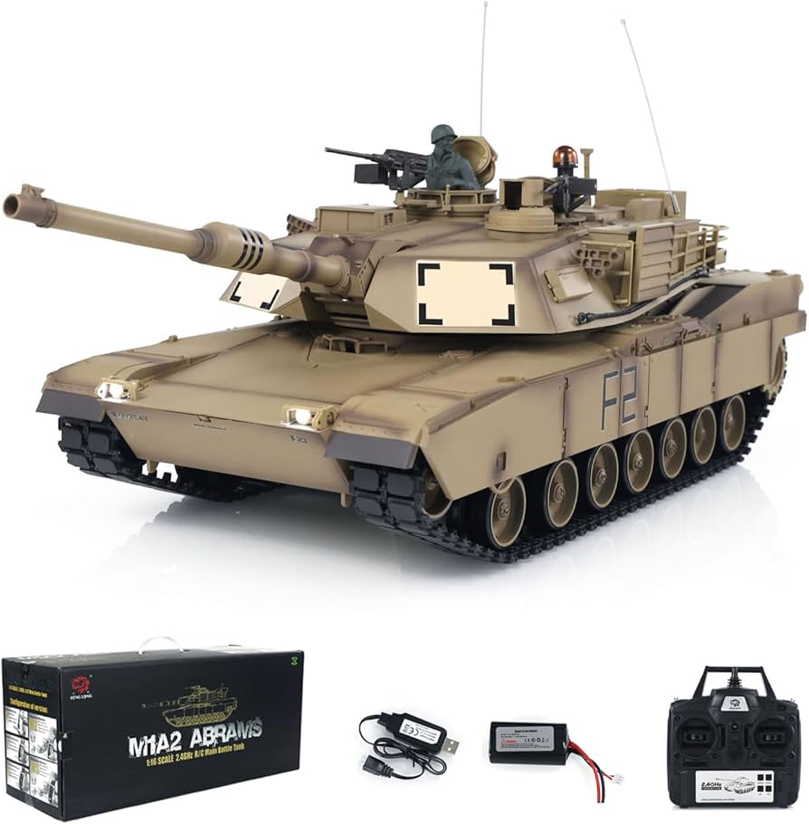Amazon.com: wheelfun Heng Long US in Stock, RC Tank 2.4Ghz 1/16