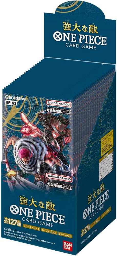 Amazon.co.jp: Bandai One Piece Card Game, Mighty Enemy OP-03 (Box