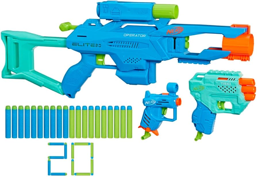 Amazon.co.jp: Nerf Elite 2.0 タクティカル 3ブラスターパック