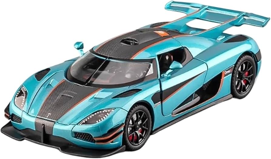 Amazon | ダイキャストカー 1:24 ケーニグセグ 1 1 合金静的ダイ