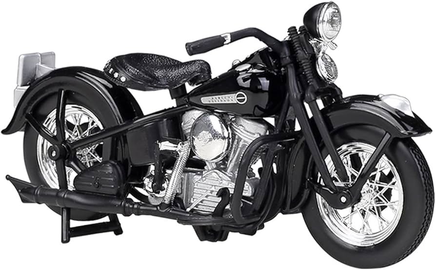 Amazon.co.jp: オートバイモデル 1:18 ハーレーダビッドソン FL パン