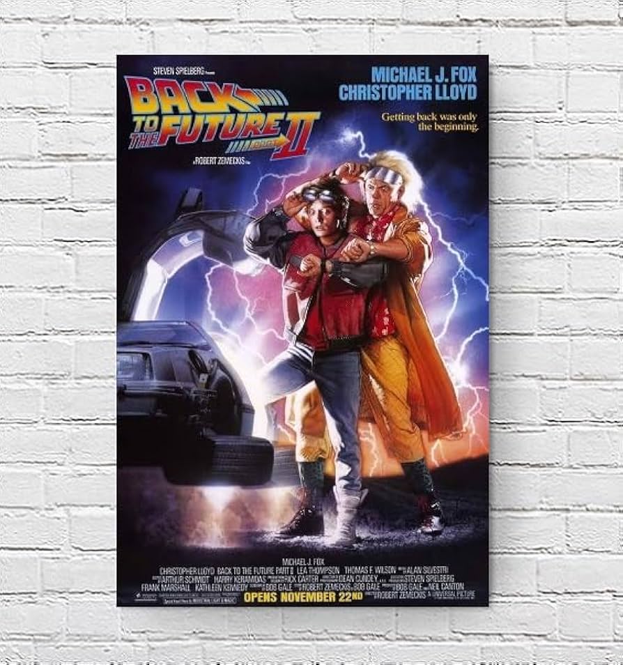 Amazon.co.jp: 映画ポスター バックトゥザフューチャー 2 Back to the