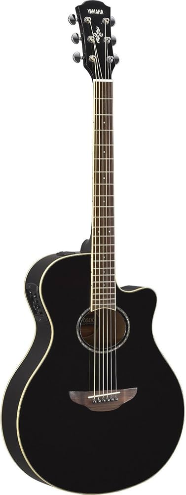 Amazon.com: Yamaha APX600 BL Thin Body Acoustic-Electric Guitar