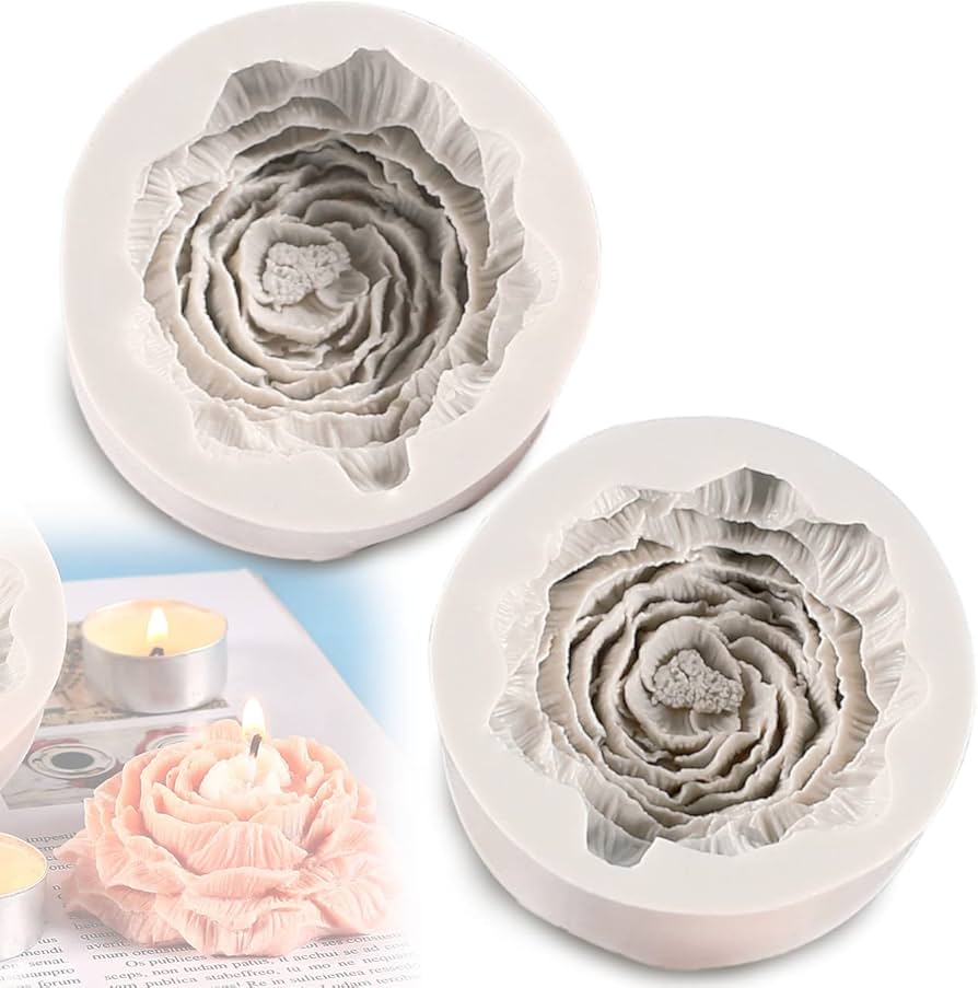 Amazon.co.jp: VICHE CATT シリコンモールド バラ 薔薇 2点セット