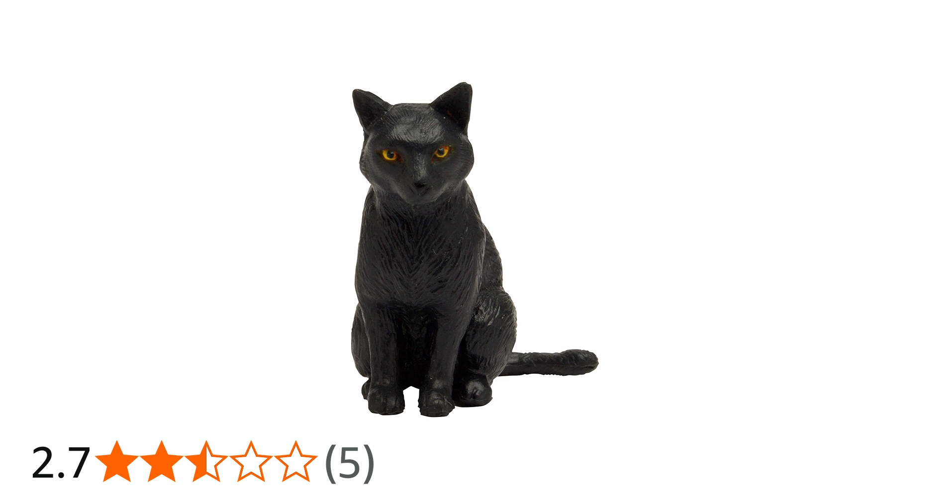 Amazon.co.jp: プラッツ 1/12 黒猫(座り) : ホビー