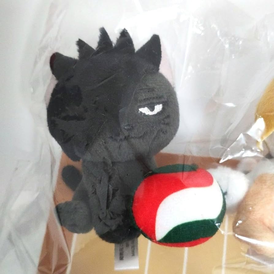 Amazon.co.jp: ぬいぐるみセット 研磨ネコ 孤爪研磨 &黒尾ネコ 黒尾