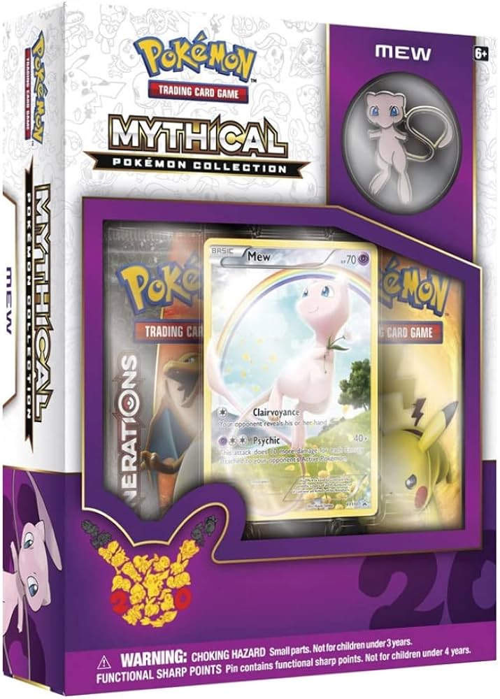 TCG: Mythical Pokemon Collection-Mew Card Game : Amazon.com.mx