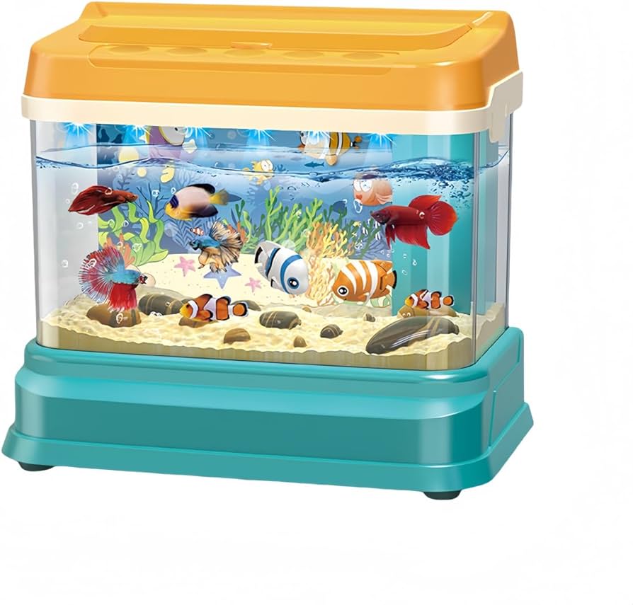 Amazon.co.jp: miluFox 電動音楽シミュレーション水槽 磁気釣り