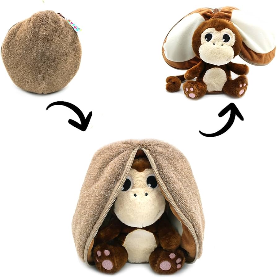 Amazon.com: LES DÉGLINGOS Flipetz Coconet The Monkey Decorative