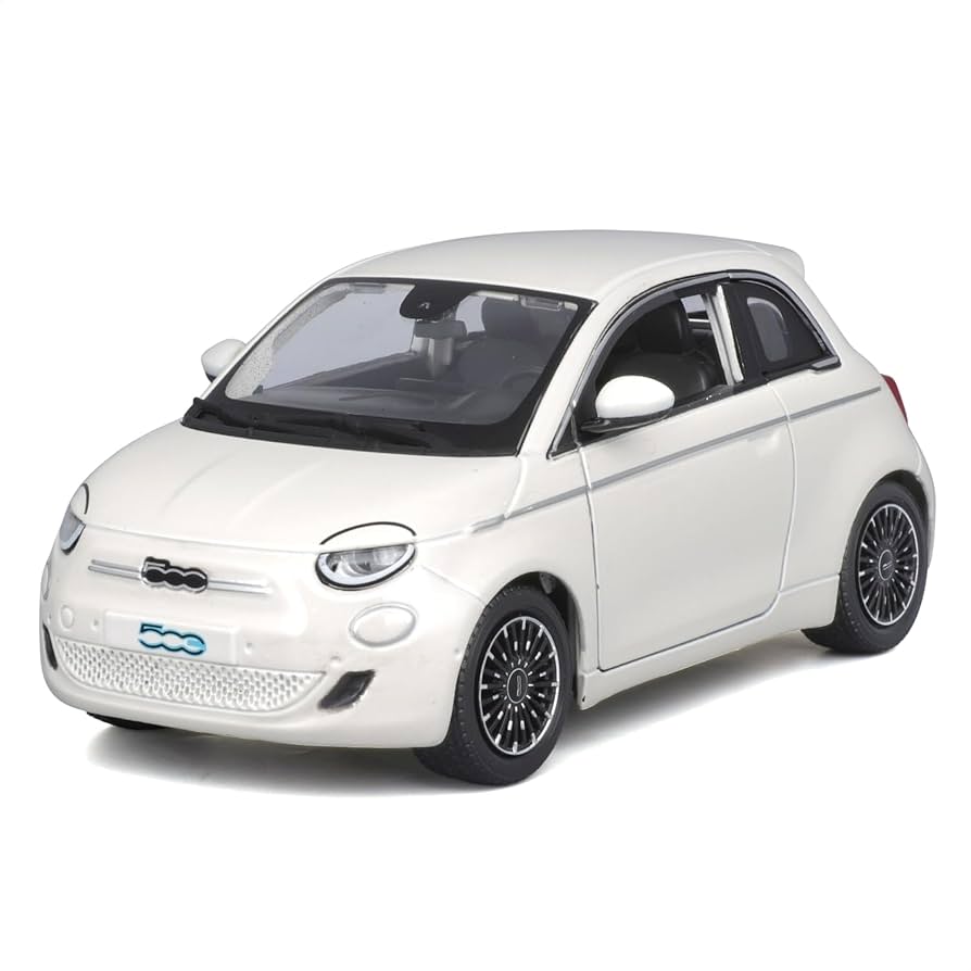 Amazon | Bburago（ブラーゴ） 1/24 フィアット 500e 2023 ホワイト