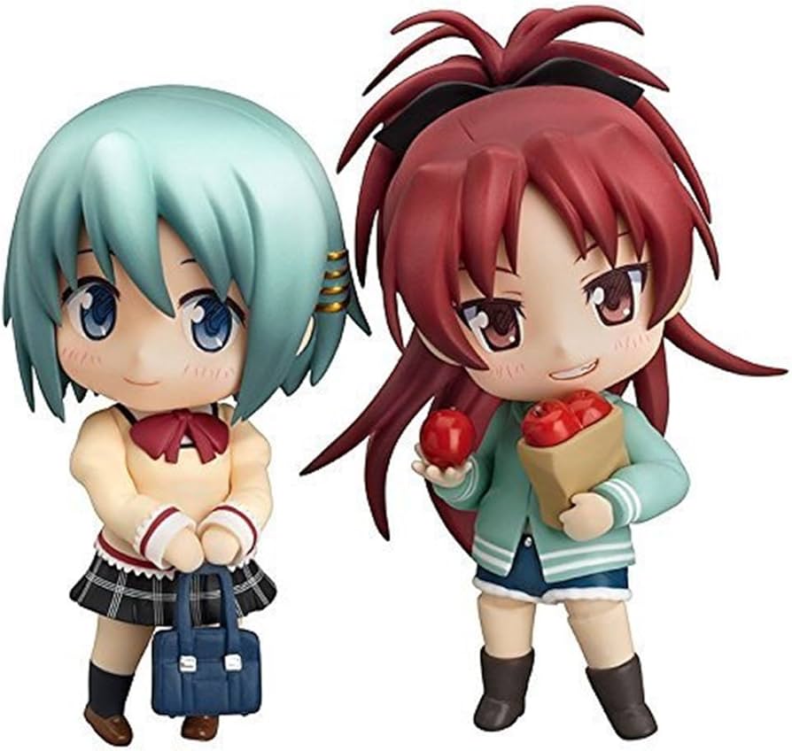 Amazon.co.jp: ねんどろいど 美樹さやか 制服Ver.＆佐倉杏子 私服Ver