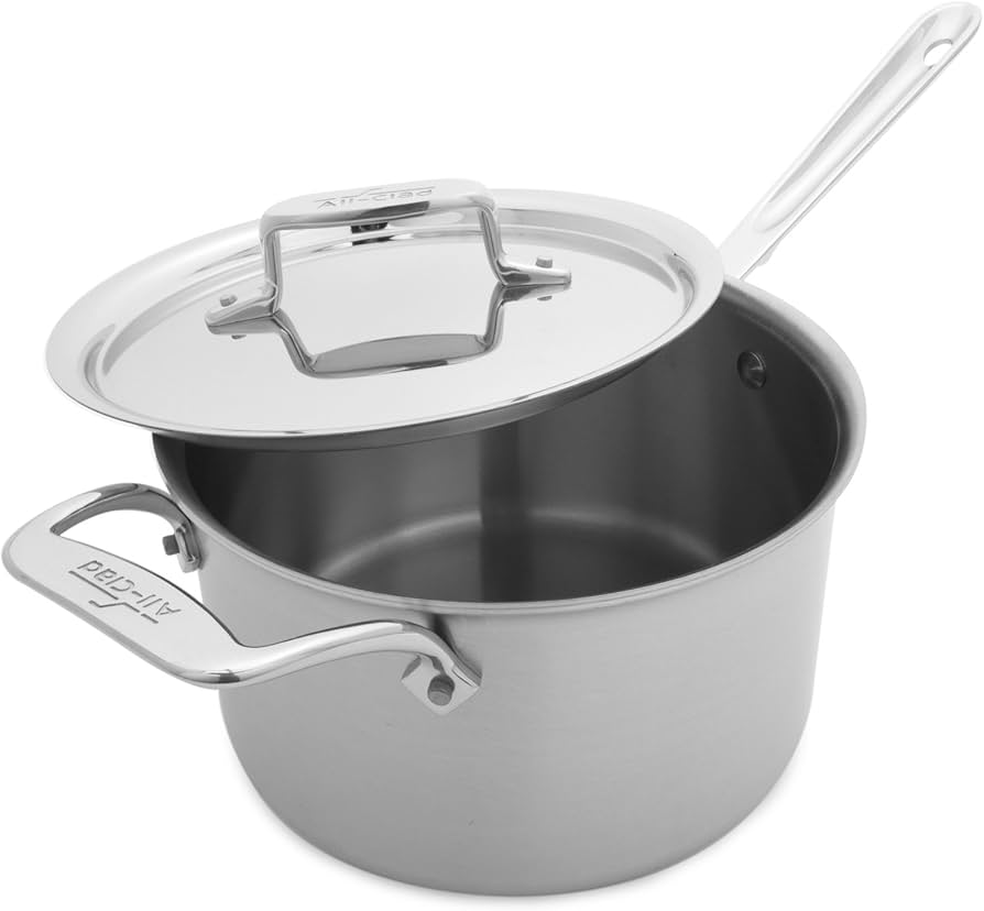Amazon.com: All-Clad D5 5-Ply Stainless Steel Sauce Pan 4 Quart