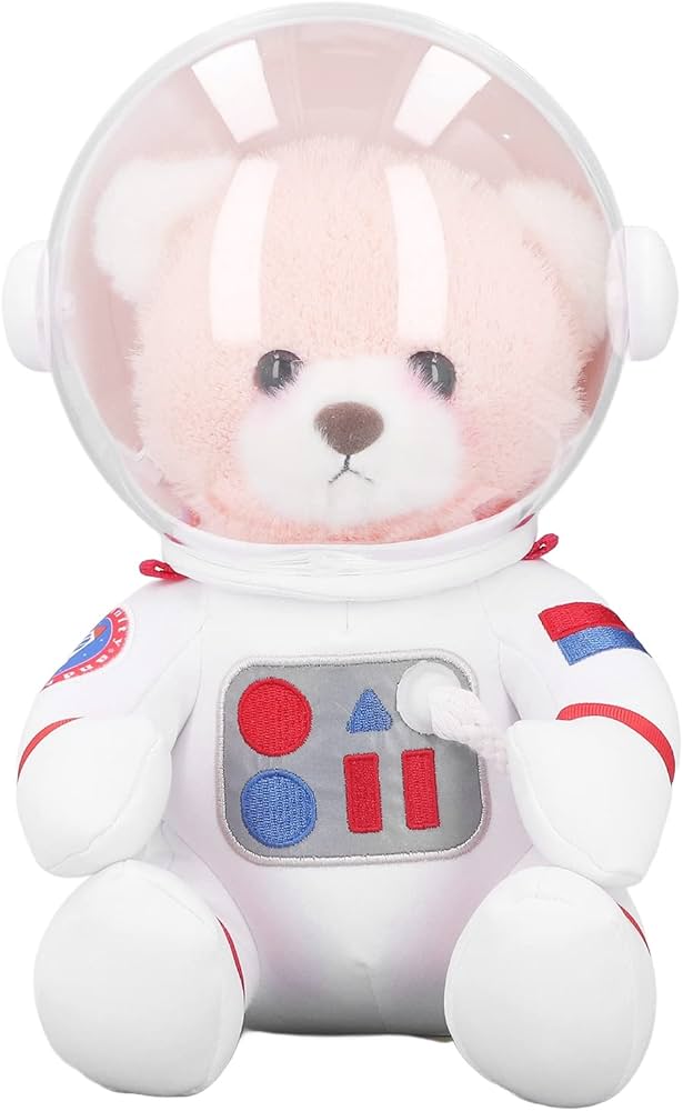 Amazon.co.jp: 宇宙飛行士クマ、11.81インチの小さなバッグが付いた