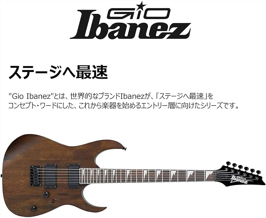 Amazon | GIO Ibanez 初心者向けエレキギター (メタリック・グレイ