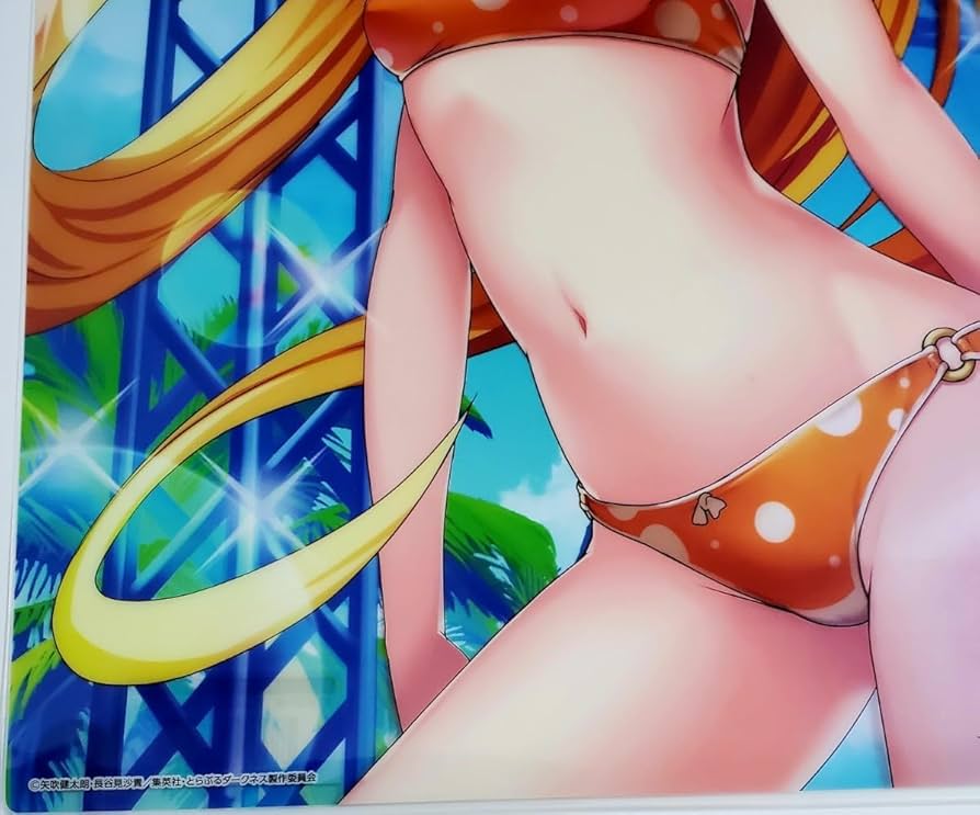 Amazon.co.jp: To LOVEる とらぶる ダークネス A3 クリアポスター 金色