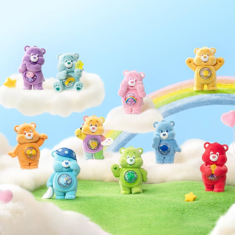 Amazon.co.jp: POP MART Care Bears Colorful Hugs シリーズ 【3ピース