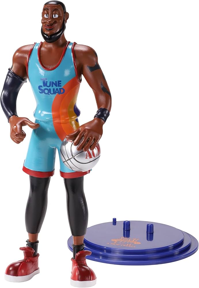 Amazon.com: Noble Collection - Space Jam - BendyFigs - Lebron