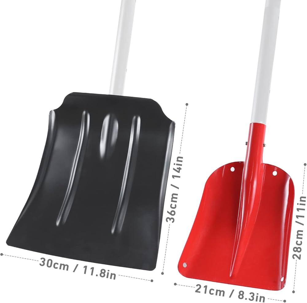 Amazon.co.jp: COFIT 最長120cm スノーシャベル 大きなシャベルヘッド