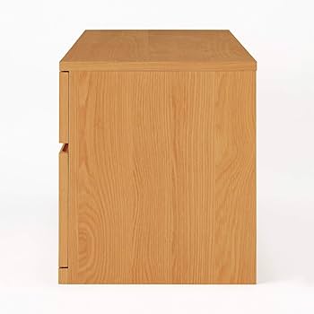 Amazon｜無印良品 木製AVラック・幅150cm・オーク材 幅150×奥行44×高さ