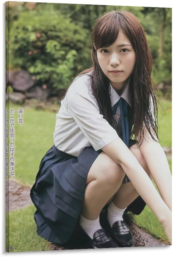 Amazon.co.jp: 西野七瀬 ポスター 装飾画 キャンバス 壁アート