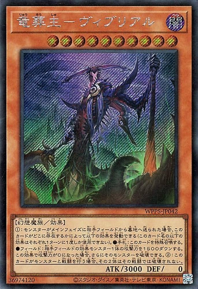 Amazon.co.jp: 遊戯王カード 竜葬主－ヴィブリアル(シークレットレア
