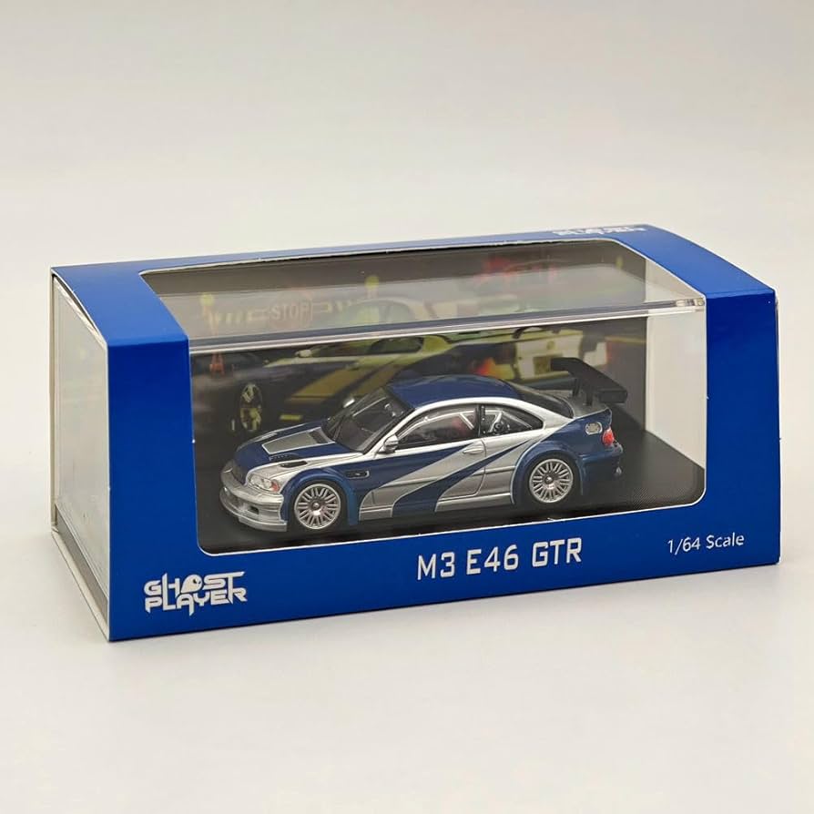 Amazon.com: Ghost Player 1:64 for M3 E46 GTR by DCM Diecast Model