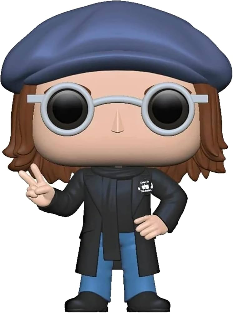 Amazon.com: POP Funko Rocks Vinyl Figure | John Lennon in Peacoat