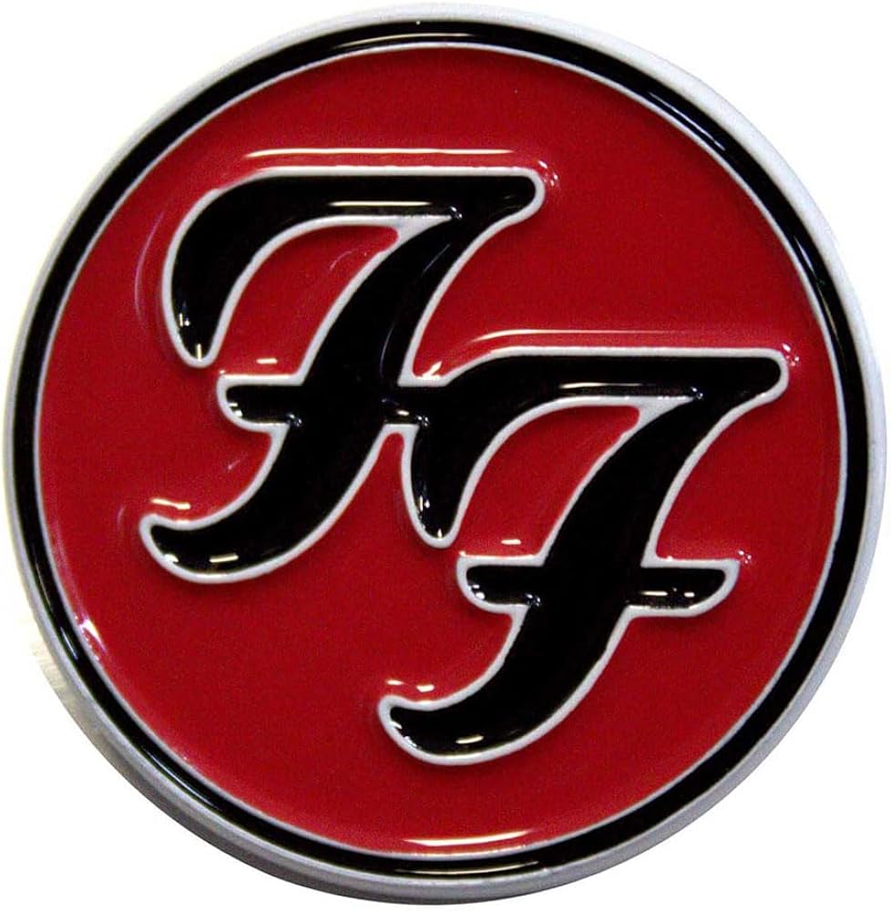 Amazon.com: Foo Fighters Ff Band Logo Pin Badge Size One Size