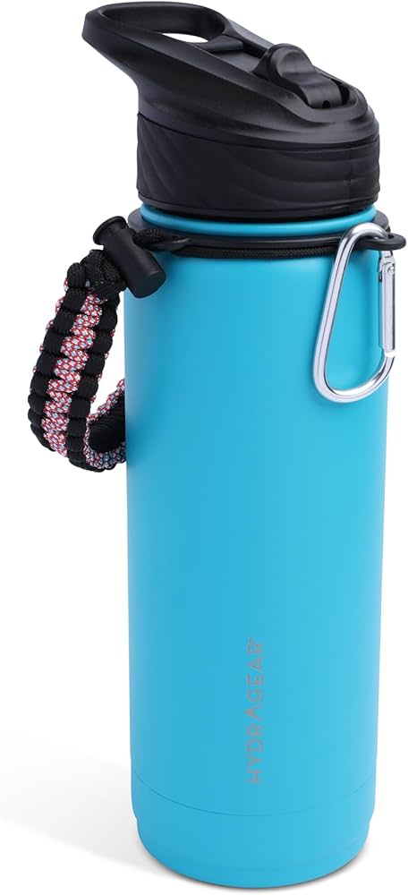 Amazon.com: Hydragear Zenith Straw Stainless Steel Bottle with