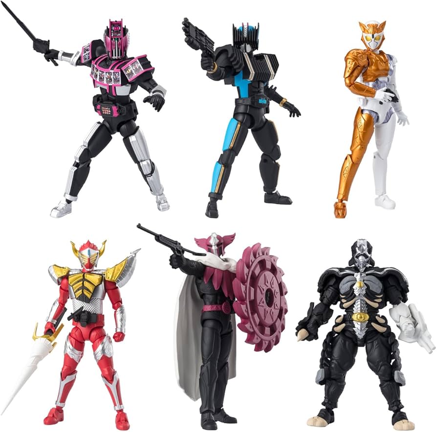 Amazon.co.jp: 掌動-XX 仮面ライダー7 10個入りBOX (食玩) : おもちゃ