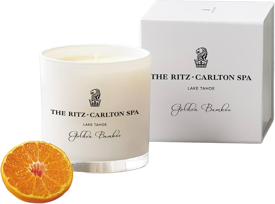 Amazon.com: The Ritz-Carlton Candle - Lake Tahoe - Golden Bamboo