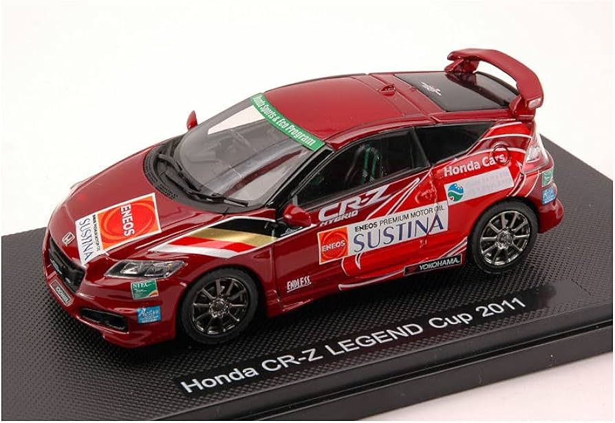 Amazon | エブロ 1/43 Honda CR-Z LEGEND CUP 2011 SET C 完成品