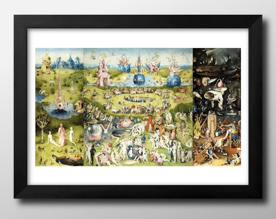 Amazon.co.jp: ヒエロニムス ボス 快楽の園 地獄絵図 A3 サイズ