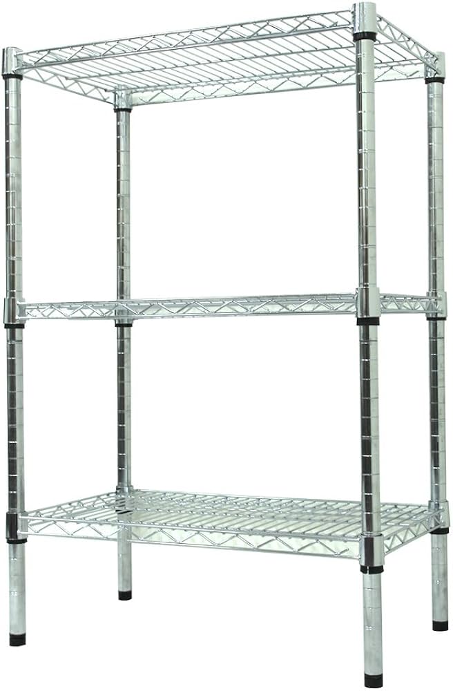 Amazon｜WEIMALL メタル スチール ラック 幅60cm × 奥行35cm × 高さ