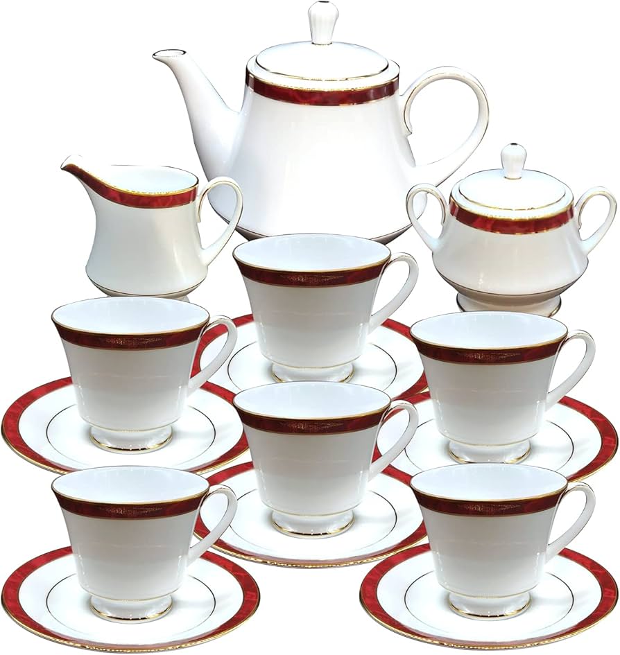 Buy Noritake Japan – Premium and Luxurious Porcelain Tea Set of 17
