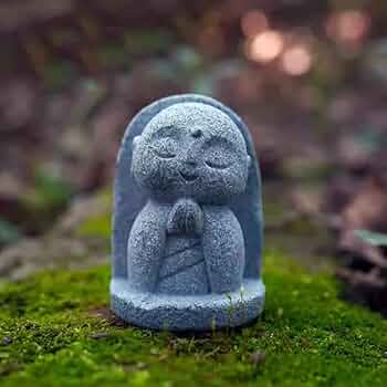 Amazon.co.jp: 癒しのお地蔵さん 置物 みかげ石 かわいい 御影石のお