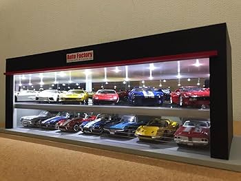 Amazon.co.jp: ミニカー ジオラマ 1 64 1 43 ショールームⅢ／ホコリ