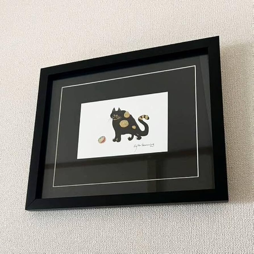 Amazon.co.jp: フジ子ヘミング 絵柄10種 「猫十態」シリーズ 印刷物 絵