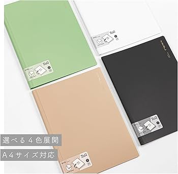 Amazon | 【横トナ】deli Nusign クリアファイル A4 30ポケット
