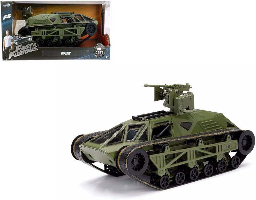 Amazon.com: JADA Toys Fast & Furious 8 Diecast Ripsaw Vehicle (1