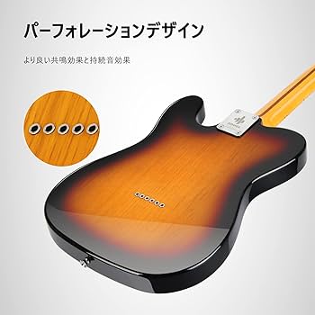 Amazon | Donner エレキギター TCタイプ ジャズ 初心者セット 上質な