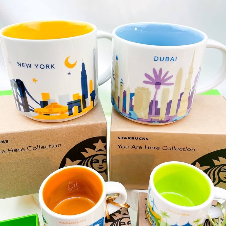 Amazon.co.jp: レア スターバックス マグカップ 海外限定シリーズ 6点