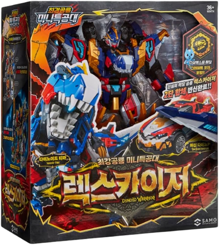 Amazon | ミニフォース ダイノイド レックスカイザー 変形ロボット