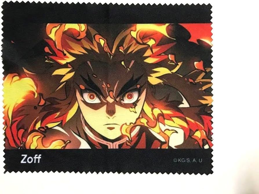 Amazon.co.jp: 鬼滅 Zoff ゾフ メガネ拭き 煉獄杏寿郎 HRP1 : ファッション