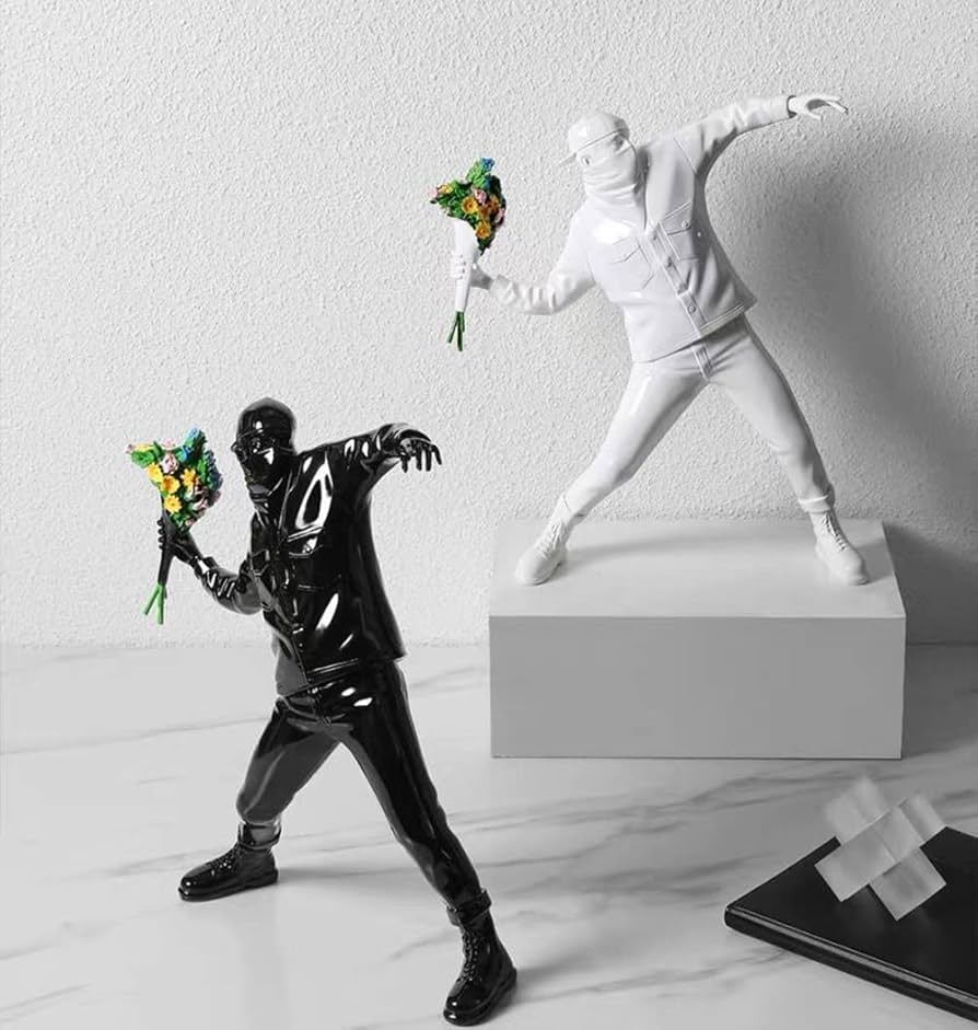 Amazon.co.jp: 樹脂のフィギュアイングランドストリートアート