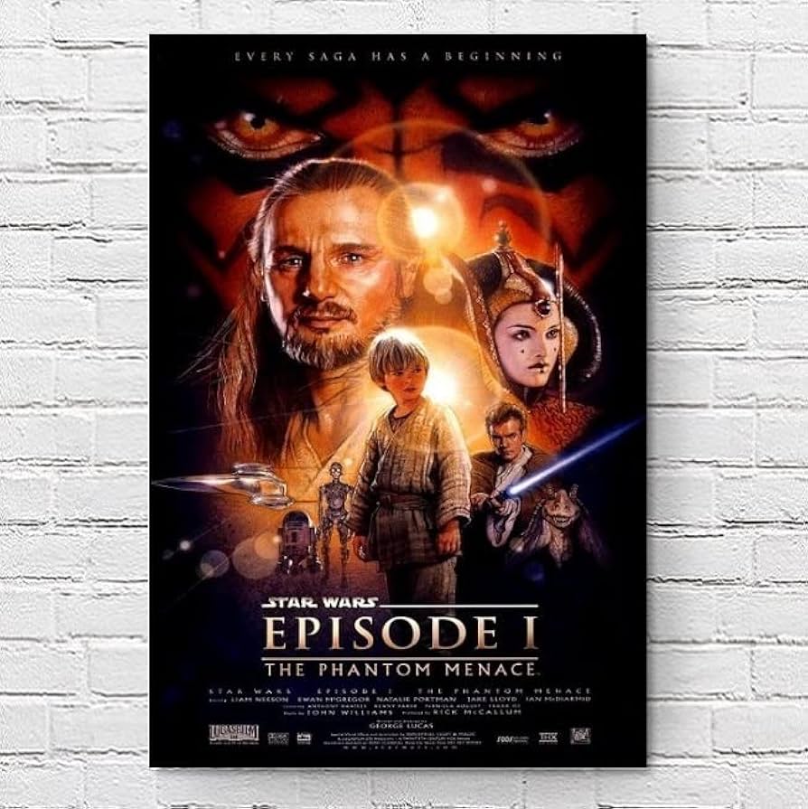 Amazon.co.jp: 映画ポスター スターウォーズ エピソード1 ファントム